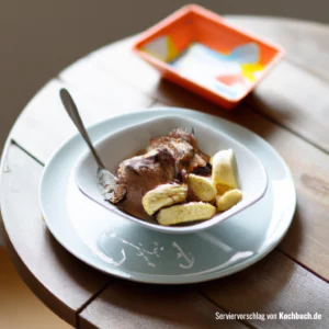 Rezept für Schokoladen Bananen Eis Bild