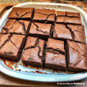 Rezept für Schokoladen Mousse Brownies Bild