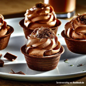Rezept für Schokoladen-Mousse Cupcakes Bild