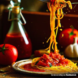 Rezept für Spaghetti mit Tomatensauce Bild