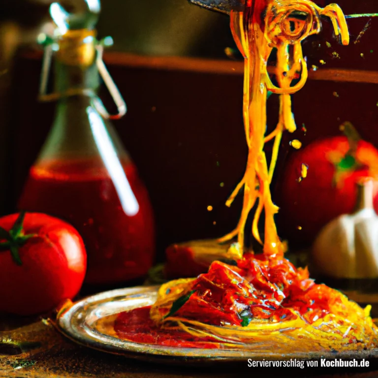 Spaghetti mit Tomatensauce Bild