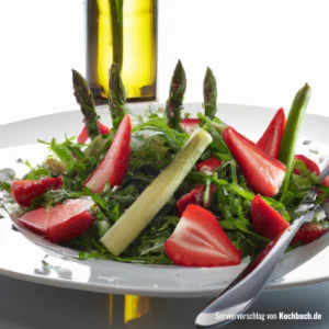 Rezept für Spargelsalat mit Erdbeeren Bild