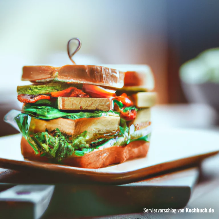 Tofu-Sandwich Bild
