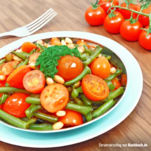Rezept für Tomaten-Bohnen Bild