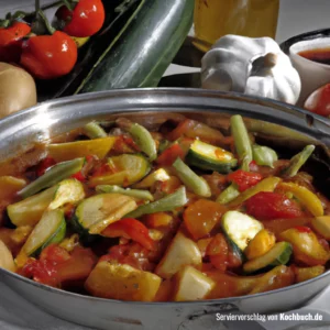 Rezept für Tomaten Gemüse Eintopf Bild