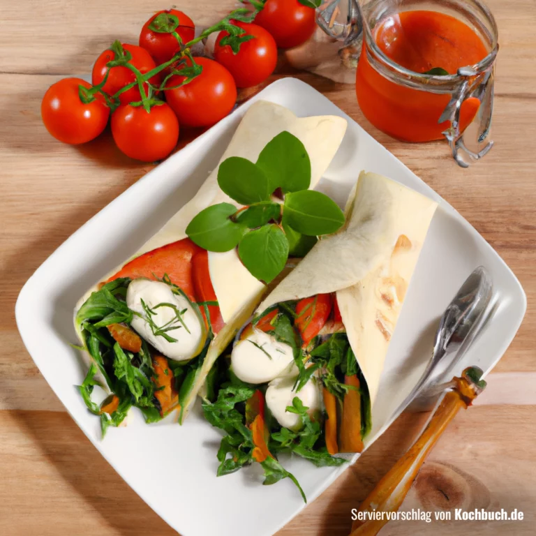 Tomaten-Mozzarella-Wrap Bild