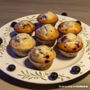Rezept für Vanille-Beeren-Muffins Bild