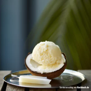 Rezept für Vanille-Kokos-Eis Bild