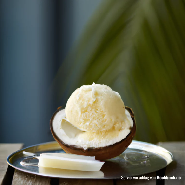 Vanille-Kokos-Eis Bild