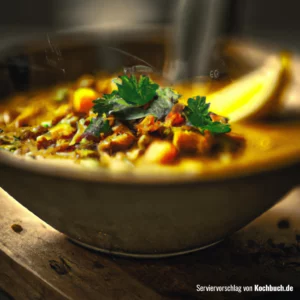 Rezept für Vegane Curry-Linsen-Bowl Bild