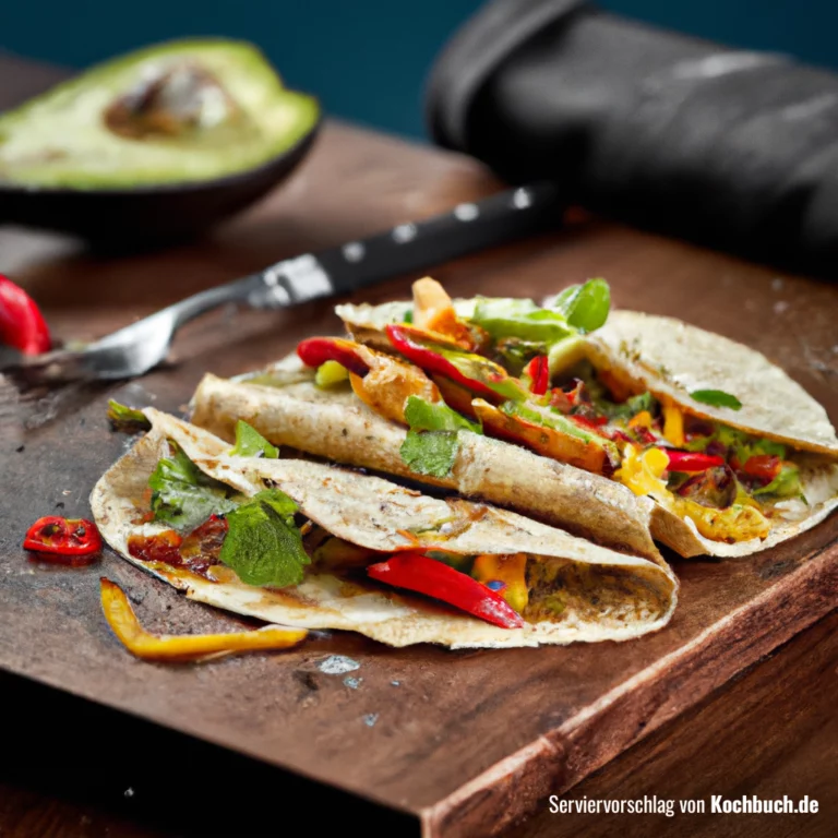 Vegane Fajitas mit Avocado-Chili-Sauce Bild