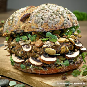 Rezept für Veggie Burger Sandwich Bild