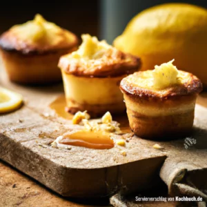 Rezept für Zitronen Cheesecake Muffins Bild
