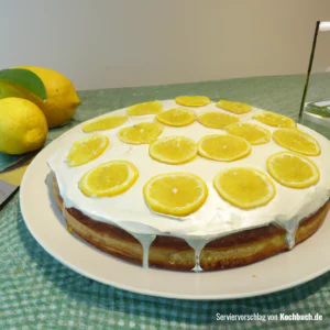 Rezept für Zitronen Grieß Torte Bild