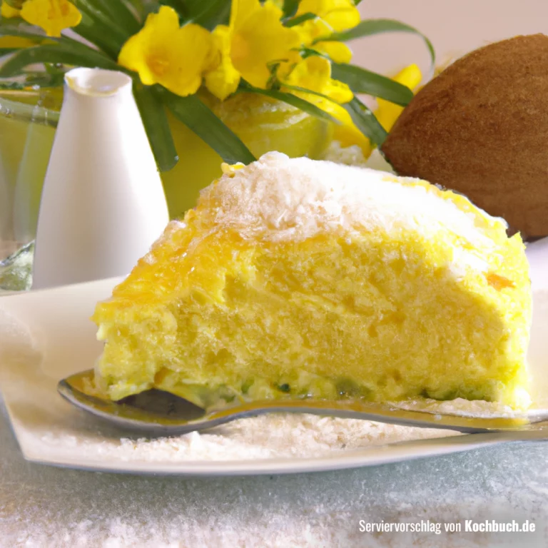 Zitronen-Kokos-Kuchen Bild