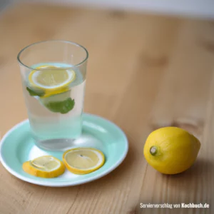 Rezept für Zitronenwasser Bild