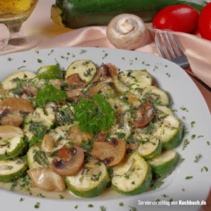 Rezept für Zucchini champignon Bild