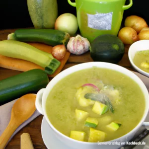 Rezept für Zucchini Kartoffel Suppe Bild
