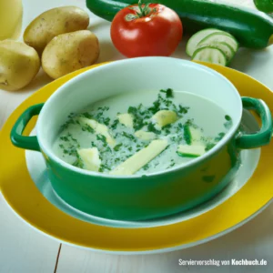 Rezept für Zucchini-Kartoffelsuppe Bild