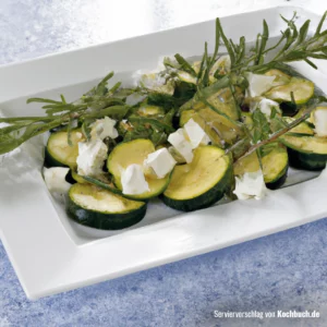 Rezept für Zucchini mit Feta Bild