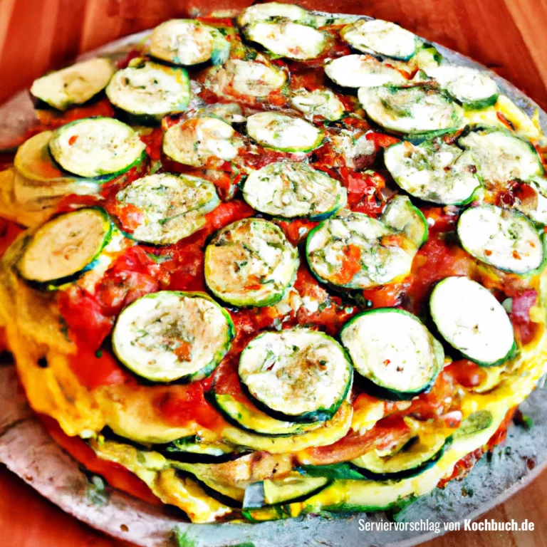 zucchini pizza Bild